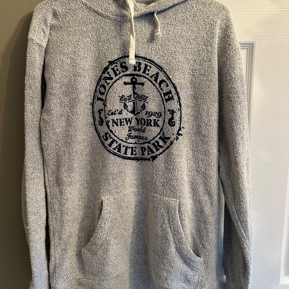 Jones Beach Long Island New York NY gray sweatshirt hoodie